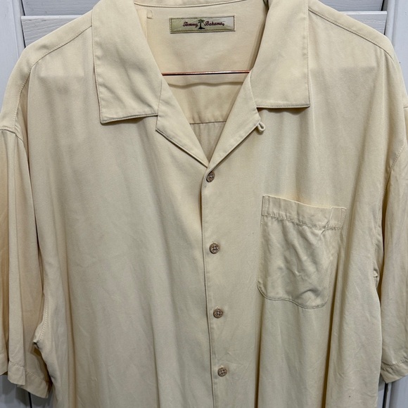 Tommy Bahama Beige Button-Up Shirt - Picture 8 of 8